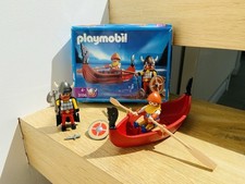 Playmobil 100% Complete Set 3156 Viking Rowboat