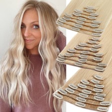 CLEARANCE Clip In 100% Real