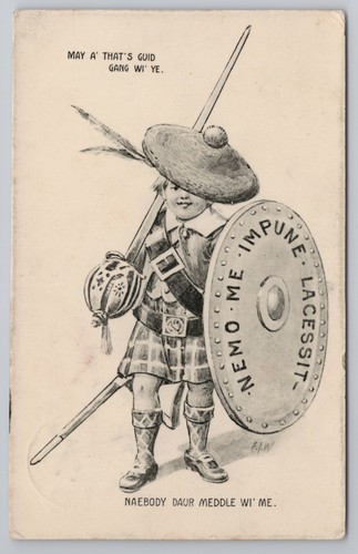 Scottish motto nemo impune - scottish,