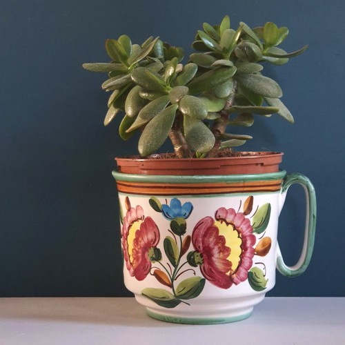 Italian majolica planter - italian,