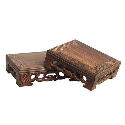 Rectangular wooden display - rectangular,