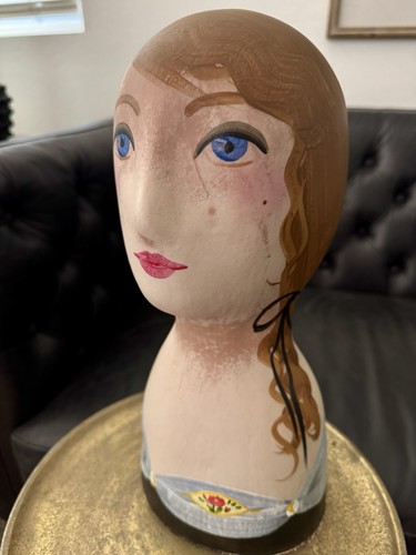 Cute freckled face vtg - face!, hand