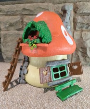 Vintage Large Smurf Mushroom