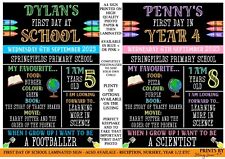 PERSONALISED First day of