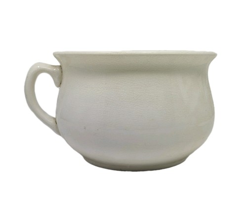 Vintage ceramic chamber pot - vintage,