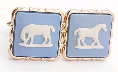 Wedgwood cufflinks blue - wedgwood,