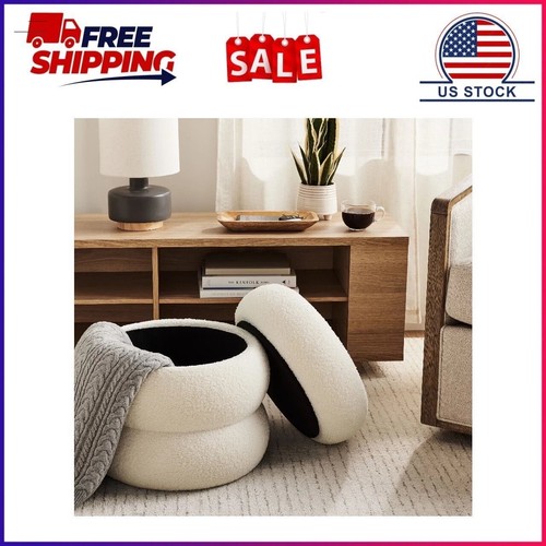 Mainstays boucle cloud storage - boucle,
