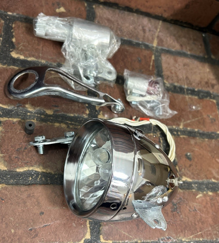 Vintage generator head light - generator,