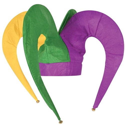 Beistle felt jester hat - hat, one