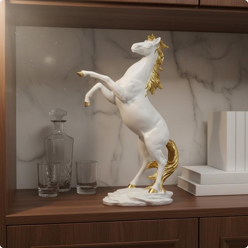 Rearing horse figurine - horse,