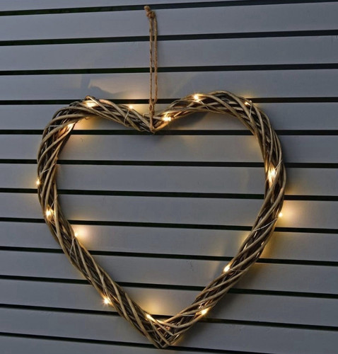New 45cm solar powered wicker - solar,
