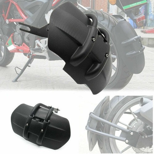 Black rear hugger fender - black,