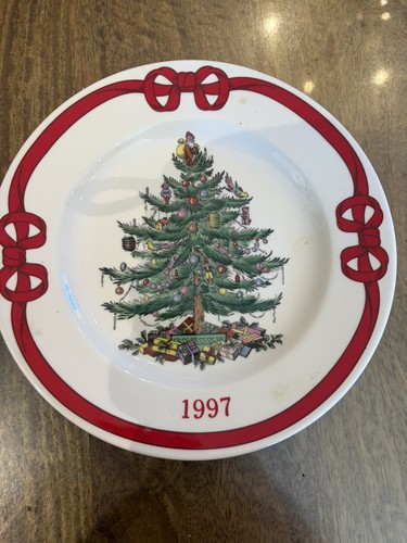 Spode christmas tree - christmas, side