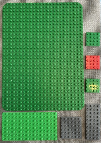 Genuine lego base plates - genuine,