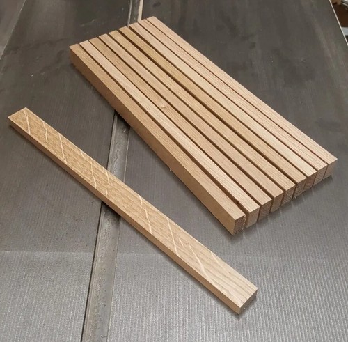 Solid oak hardwood planed - oak,