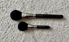 Mac Make-up Brushes/Set Of 2/Face-blush Brushes/Original Real Hair Brushes