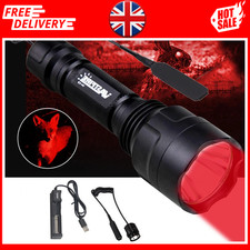 Long Range Red LED Flashlight
