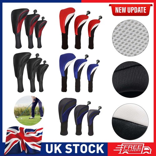 3pcs golf club head covers - head,
