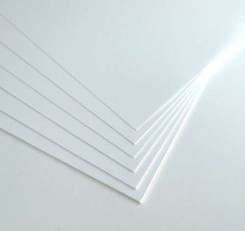 Plastic styrene sheet white - styrene,