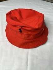 Polo Ralph Lauren Mens L / XL  Red Mix Performance Bucket Hat