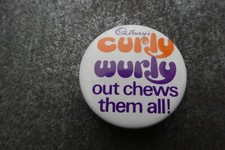 Cadburys Curly Wurly Pin Badge
