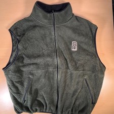 Timberland Green Gilet Fleece Mens XL Walking Gear - Zip Pockets - Sleeveless