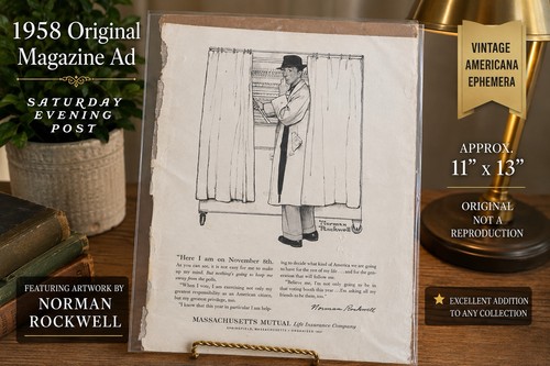 Original 1958 norman rockwell - original,