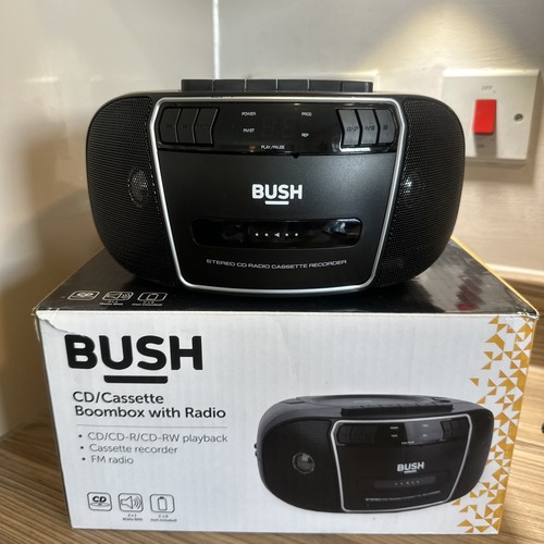 Bush cassette boombox with - bush, cd/