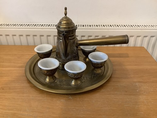 Vintage brass arabic - brass,