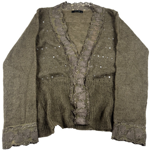 Green house mohair - green, blend