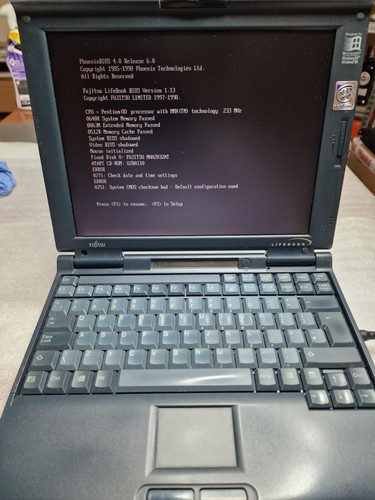 Vtg fujitsu lifebook 780tx - fujitsu,