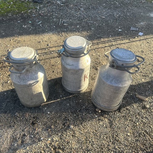 Vintage aluminium milk - aluminium,