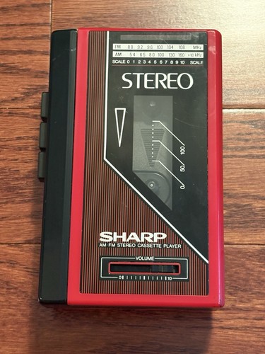 Vintage sharp cassette player - vintage,