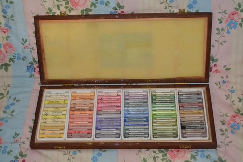 Vintage rowney wooden box set - rowney,