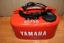 VINTAGE  6 Gallon Yamaha Metal Outboard Boat Gas Fuel Tank Can with Primer Hose