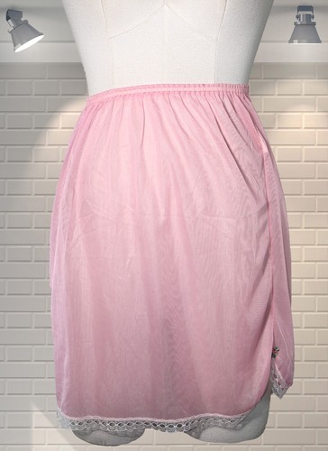 Vintage pink silky nylon - vintage,