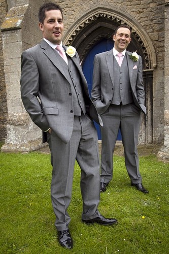 Wedding tuxedo bestmen grey - bestmen,