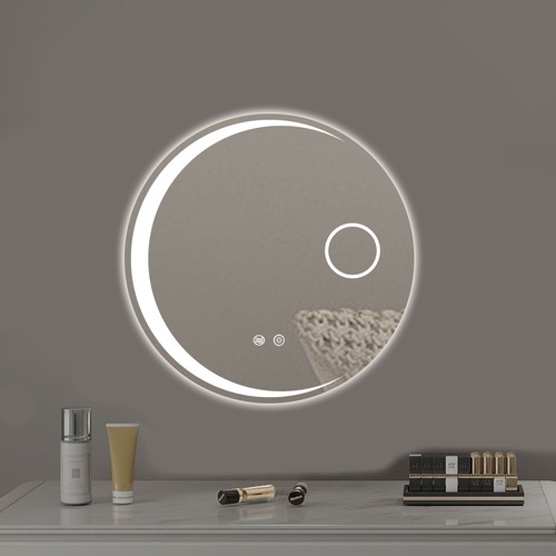 Illuminated bathroom mirror - bathroom,