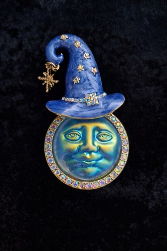 Sea view moon - view, vintage