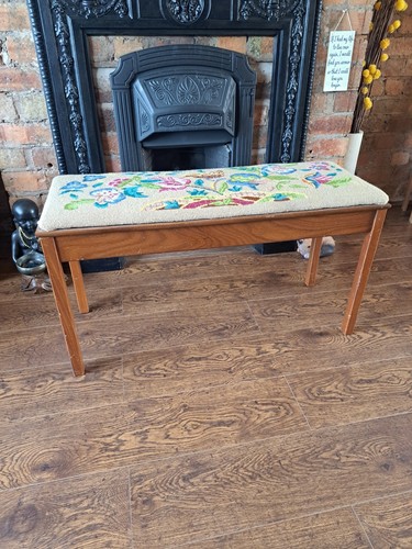 Vintage emroided double piano - double,