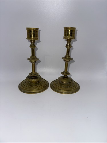 Pair vintage brass - pair,