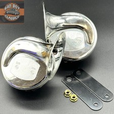Pair 12v Twin Polished Chrome