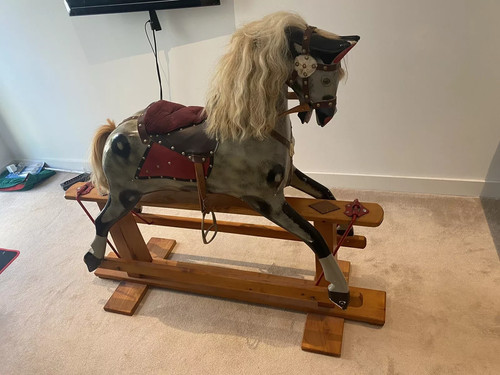 Vintage rocking horse - horse,