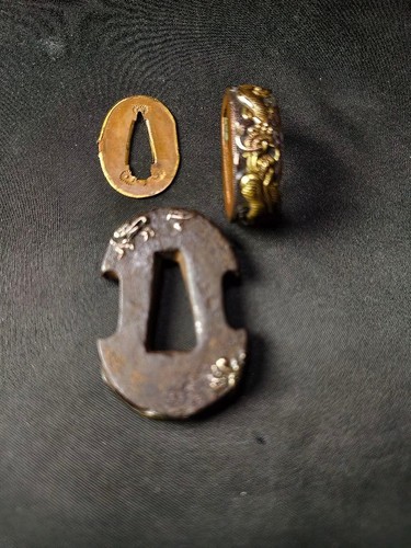 Edo japanese tanto fittings - edo,