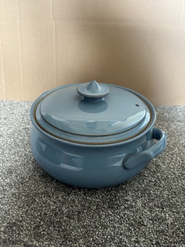 Denby colonial blue casserole - denby,