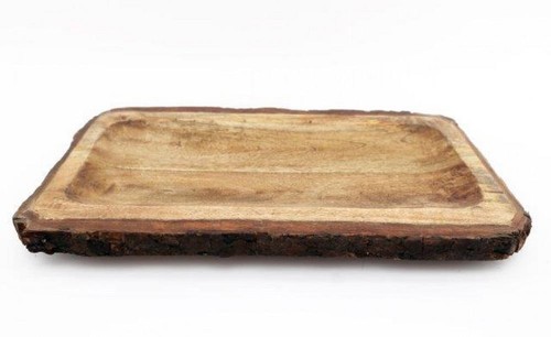 Tree trunk tray large - tray,