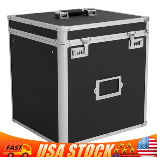 Vinyl record storage box for - record,