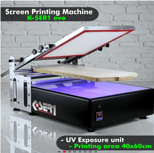 Screen printing machine - machine, with