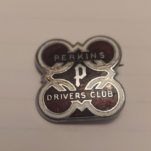 Vintage enamel perkins drivers - enamel,