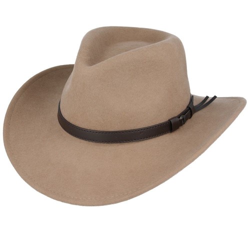 Cowboy hat crushable 100 wool - crushable,